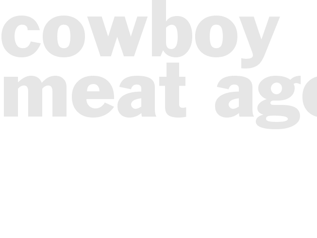 COWBOY MEAT AGER
