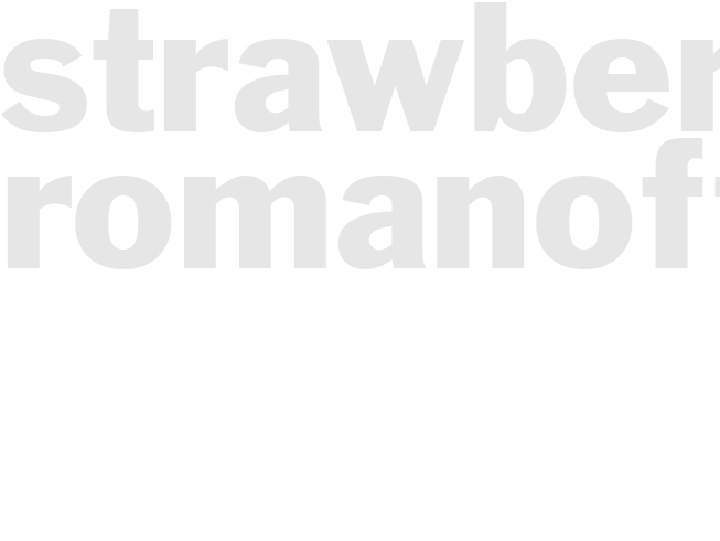 STRAWBERRIES ROMANOFF