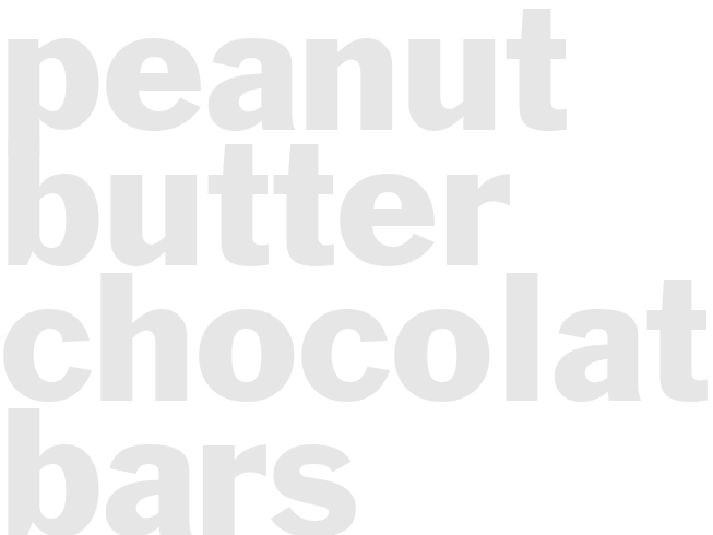 PEANUT BUTTER CHOCOLATE BARS