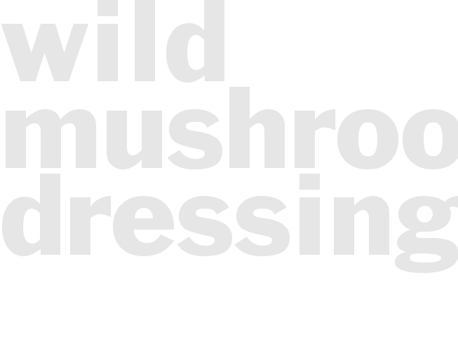 WILD MUSHROOM DRESSING