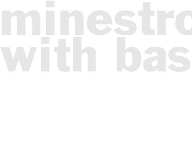 MINESTRONE WITH BASIL