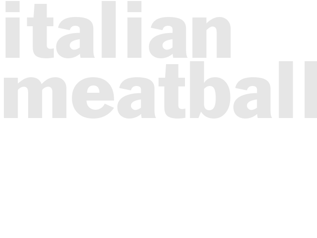 ITALIAN MEATBALLS  