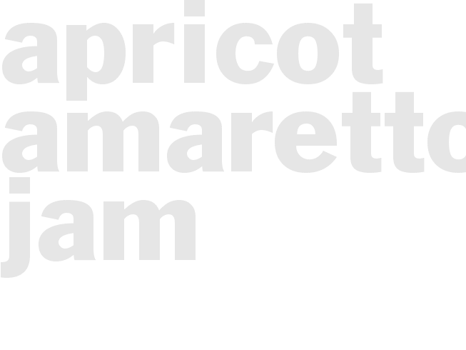 APRICOT AMARETTO JAM