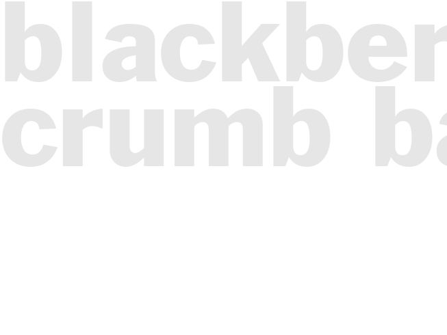 BLACKBERRY CRUMB BARS