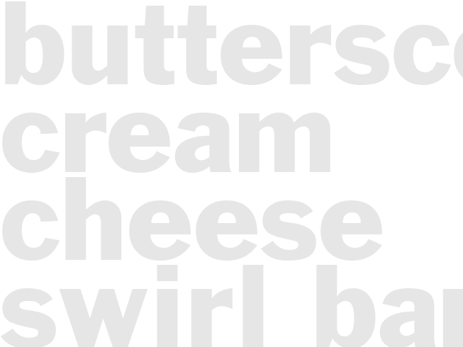 BUTTERSCOTCH CREAM CHEESE SWIRL BARS