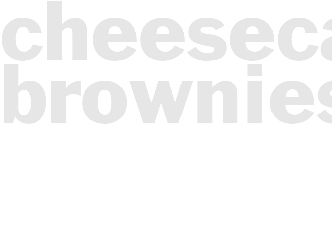 CHEESECAKE BROWNIES