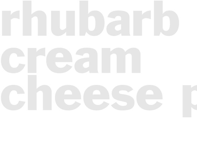 RHUBARB CREAM-CHEESE PIE
