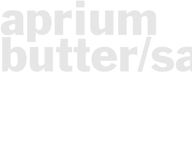 Aprium Butter/Sauce