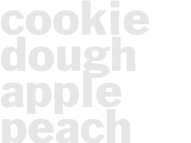 COOKIE DOUGH APPLE-PEACH CRISP