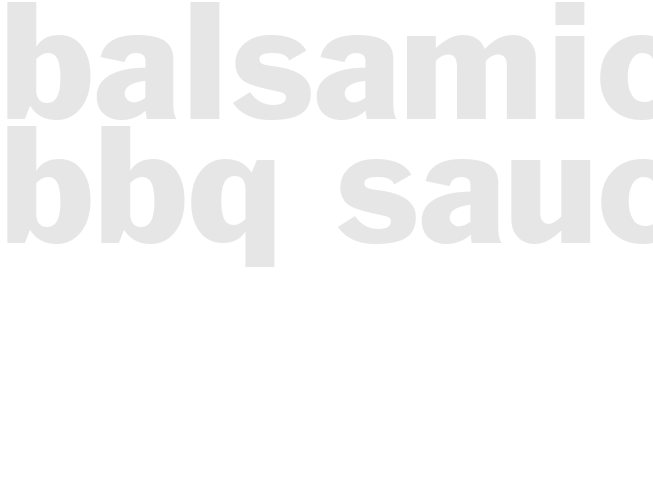 BALSAMIC BBQ SAUCE