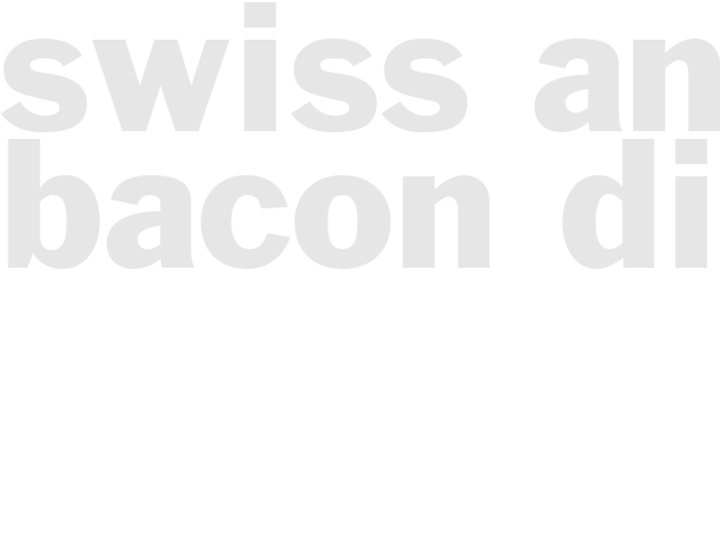 SWISS AND BACON DIP