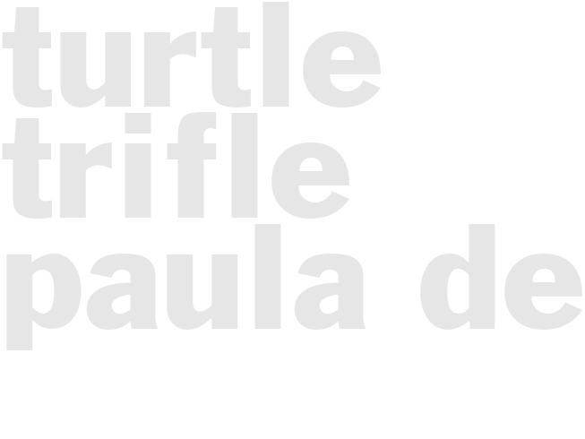 TURTLE TRIFLE - Paula Deen