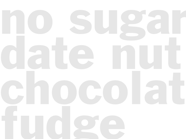 No Sugar Date Nut Chocolate Fudge