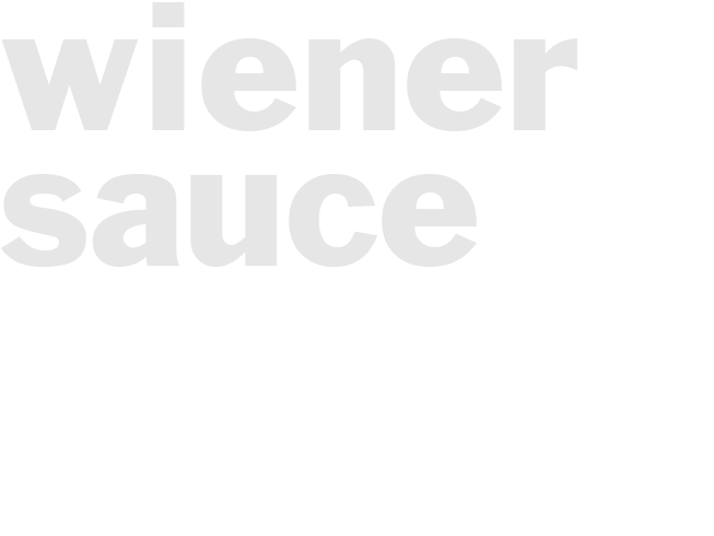 WIENER SAUCE