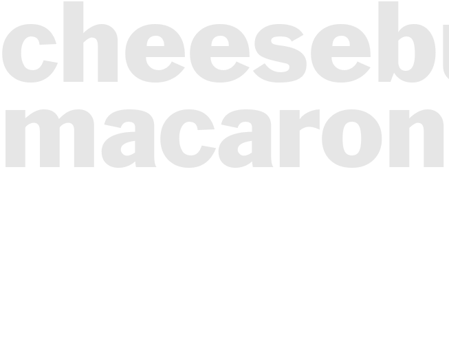 CHEESEBURGER MACARONI