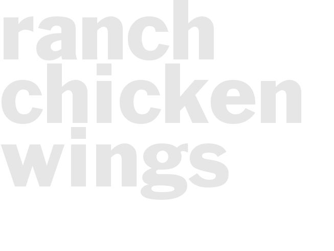 RANCH CHICKEN WINGS