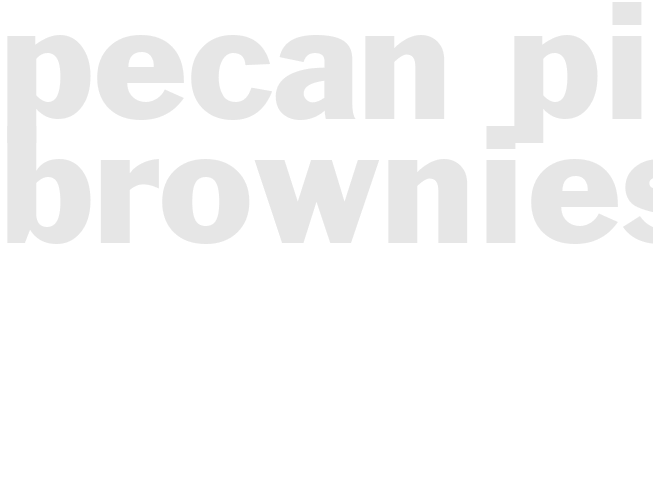 PECAN PIE BROWNIES