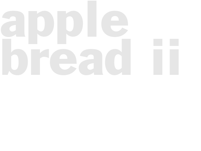 APPLE BREAD  II