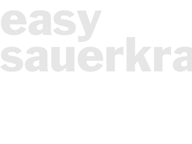 EASY SAUERKRAUT