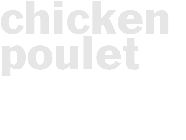 CHICKEN POULET