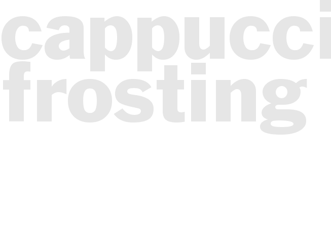 CAPPUCCINO FROSTING