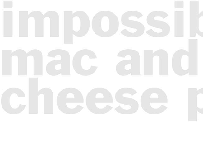 IMPOSSIBLE MAC AND CHEESE PIE