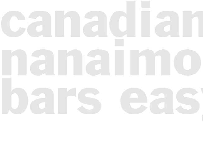 CANADIAN NANAIMO BARS - Easy