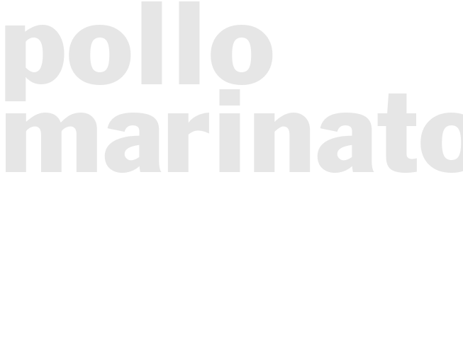 POLLO MARINATO