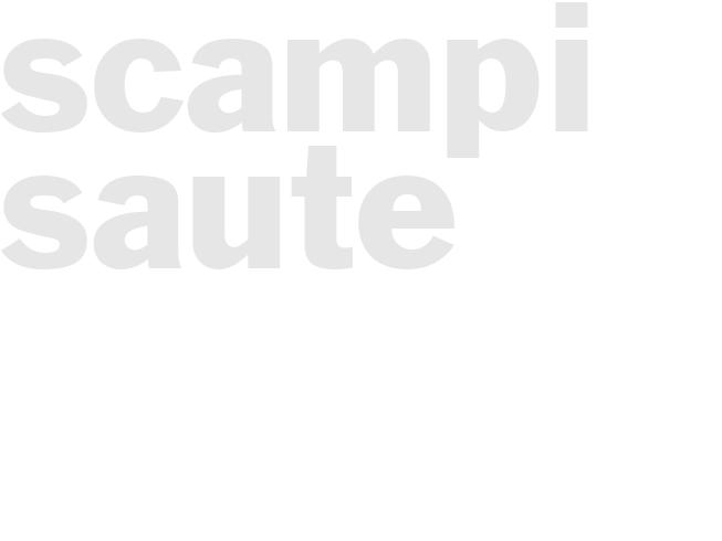 SCAMPI SAUTE