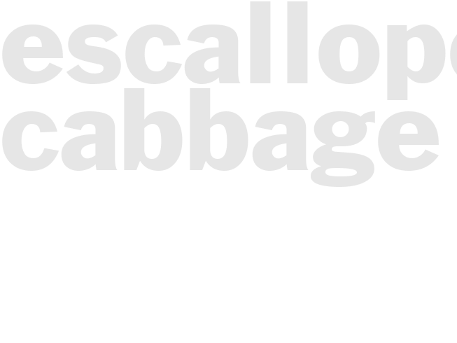 ESCALLOPED CABBAGE