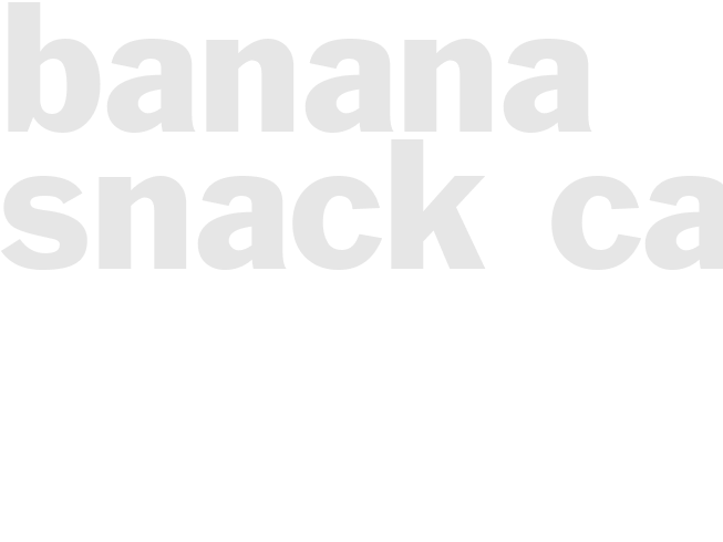 BANANA SNACK CAKE