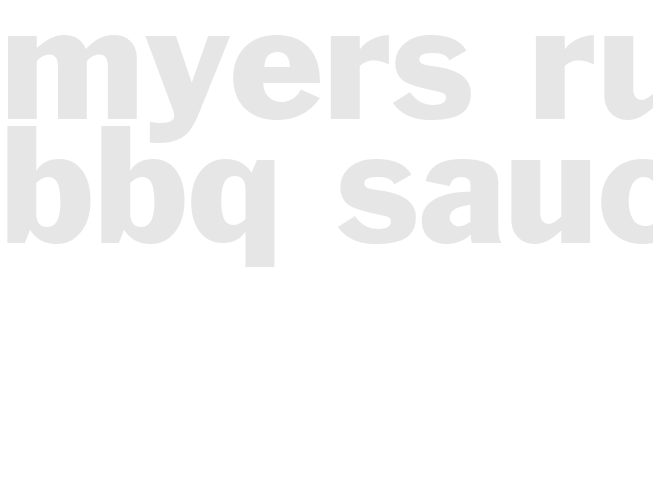 MYERS RUM BBQ SAUCE