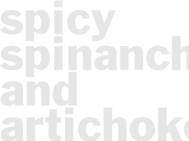 SPICY SPINANCH AND ARTICHOKE DIP