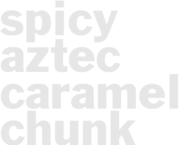 SPICY AZTEC CARAMEL CHUNK BROWNIES