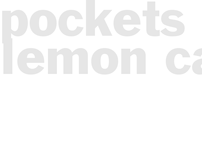 POCKETS OF LEMON CAKE