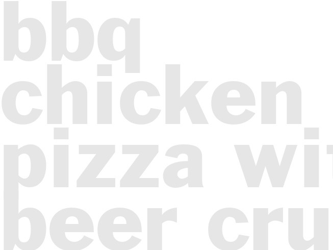 BBQ CHICKEN PIZZA WITH BEER CRUST
