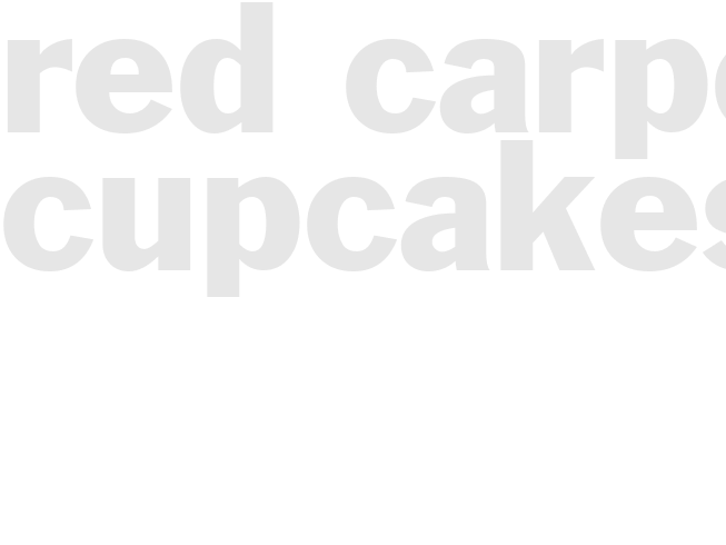 RED CARPET CUPCAKES