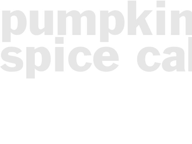PUMPKIN SPICE CAKE