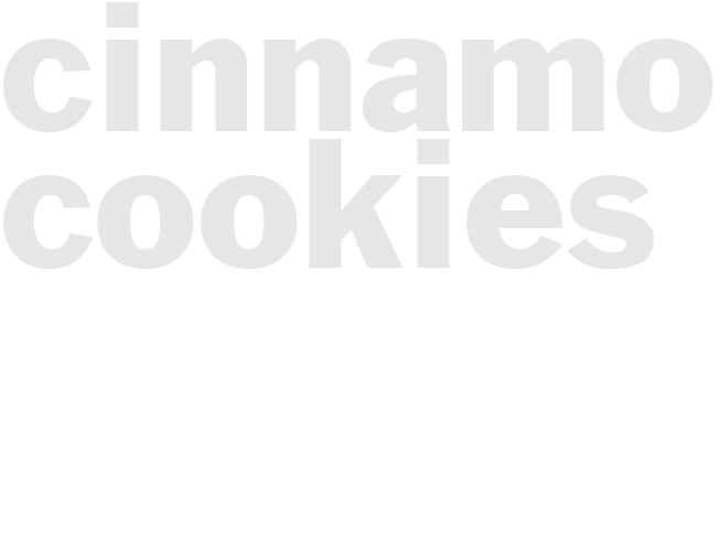 CINNAMON COOKIES