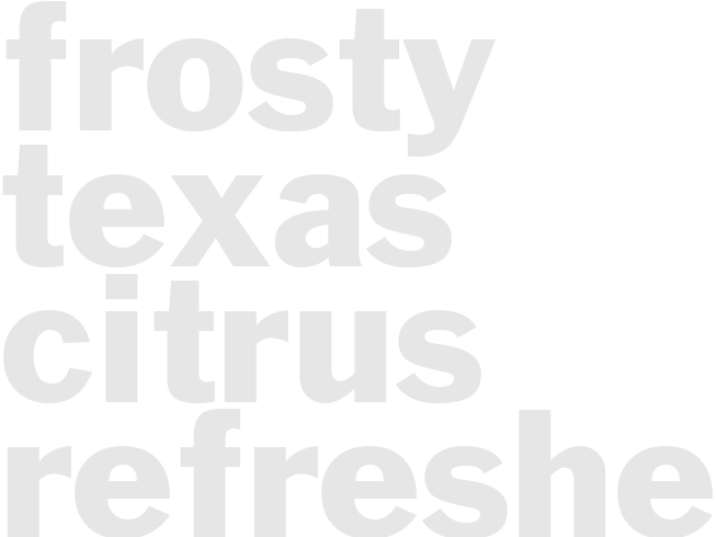 FROSTY TEXAS CITRUS REFRESHER