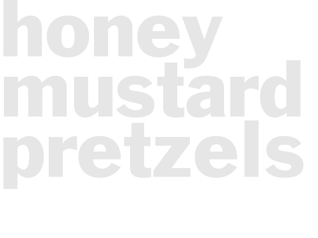 HONEY MUSTARD PRETZELS