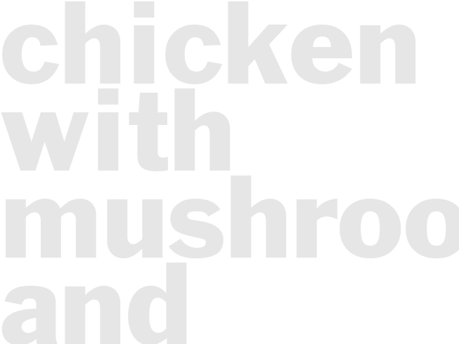 CHICKEN WITH MUSHROOMS AND SPINACH CASSEROLE