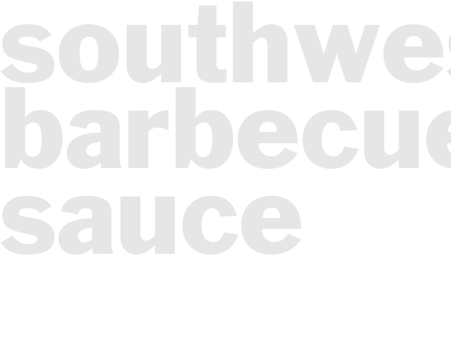 SOUTHWESTERN BARBECUE SAUCE