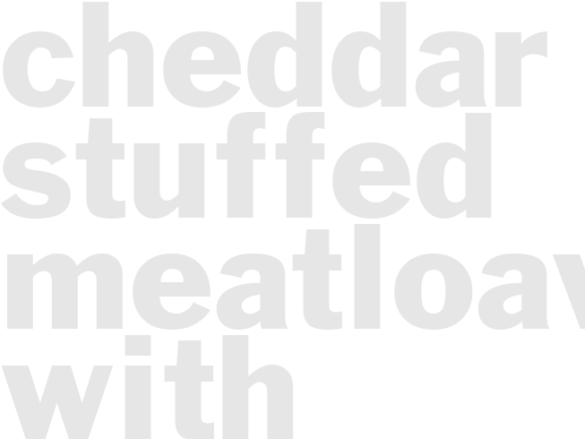 CHEDDAR STUFFED MEATLOAVES WITH CHIPOT;E GLAZE