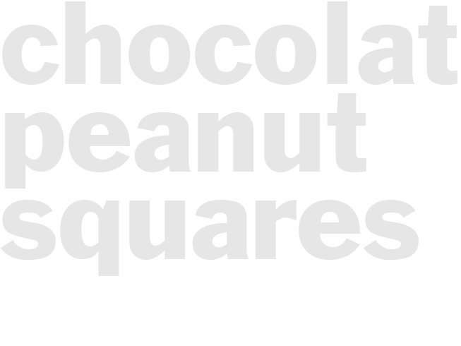 CHOCOLATE PEANUT SQUARES