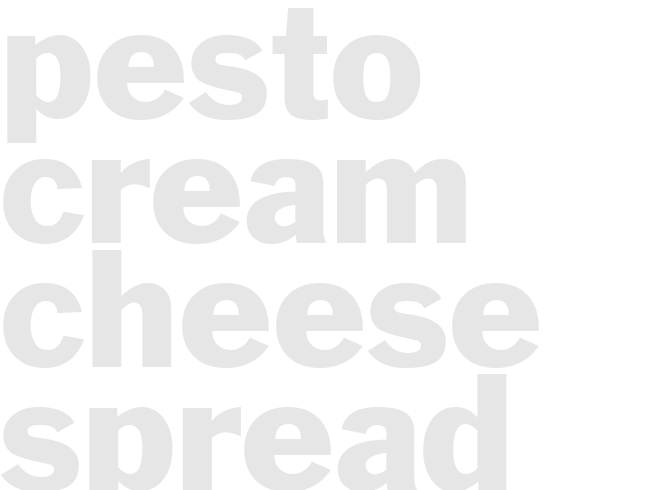 PESTO CREAM CHEESE SPREAD