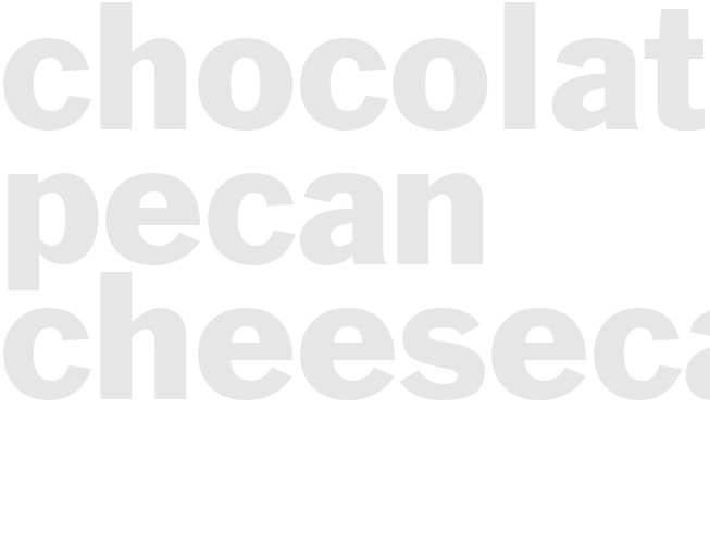 CHOCOLATE PECAN CHEESECAKE 