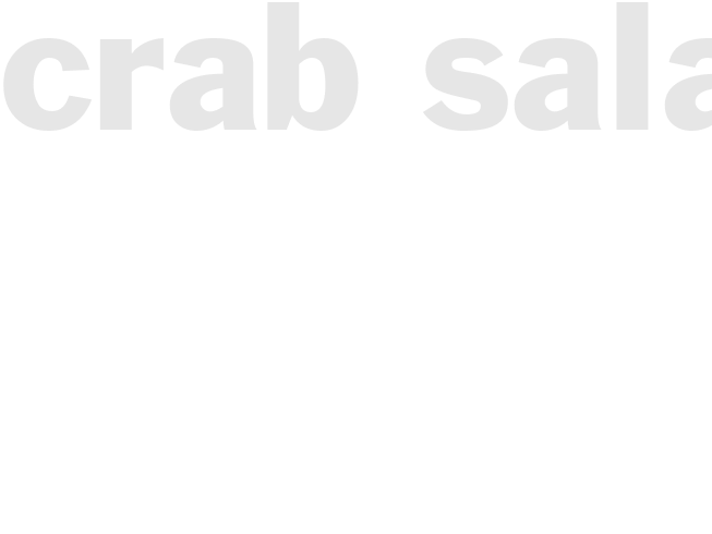 CRAB SALAD