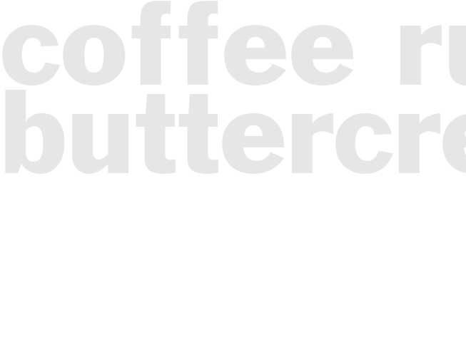 COFFEE RUM BUTTERCREAM