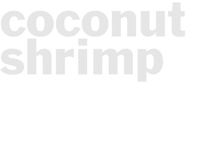 Coconut Shrimp 